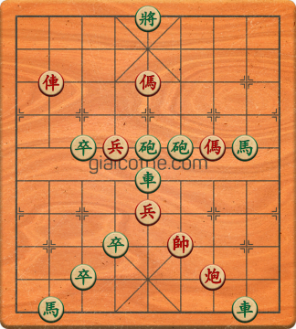 Bàn cờ tướng bài tập Cờ Tướng Khó Nhất màn 2 ván 310 - Độ khó Khó