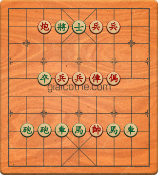 Bàn cờ tướng bài tập Cờ Tướng Khó Nhất màn 2 ván 313 - Độ khó Khó