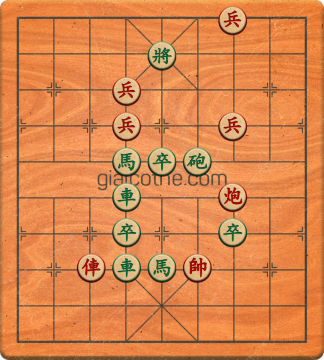 Bàn cờ tướng bài tập Cờ Tướng Khó Nhất màn 2 ván 314 - Độ khó Khó