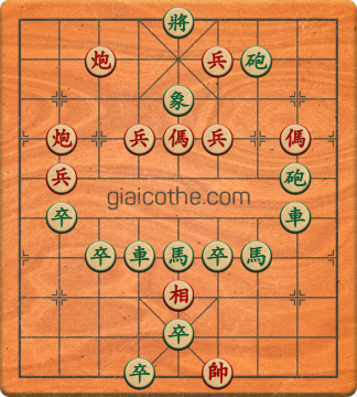 Bàn cờ tướng bài tập Cờ Tướng Khó Nhất màn 2 ván 316 - Độ khó Khó