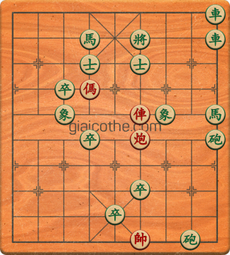 Bàn cờ tướng bài tập Cờ Tướng Khó Nhất màn 2 ván 317 - Độ khó Khó