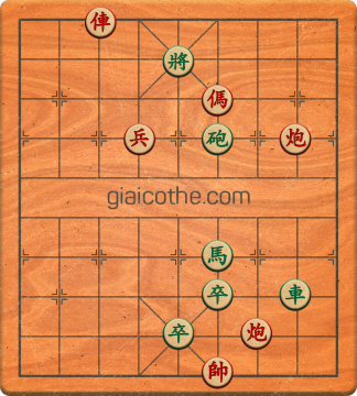 Bàn cờ tướng bài tập Cờ Tướng Khó Nhất màn 2 ván 318 - Độ khó Khó