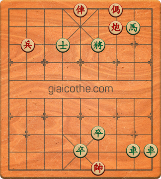 Bàn cờ tướng bài tập Cờ Tướng Khó Nhất màn 2 ván 323 - Độ khó Khó