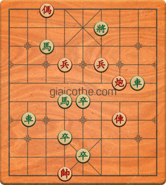 Bàn cờ tướng bài tập Cờ Tướng Khó Nhất màn 2 ván 329 - Độ khó Khó