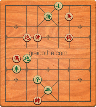 Bàn cờ tướng bài tập Cờ Tướng Khó Nhất màn 2 ván 330 - Độ khó Khó