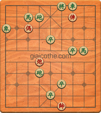 Bàn cờ tướng bài tập Cờ Tướng Khó Nhất màn 2 ván 337 - Độ khó Khó