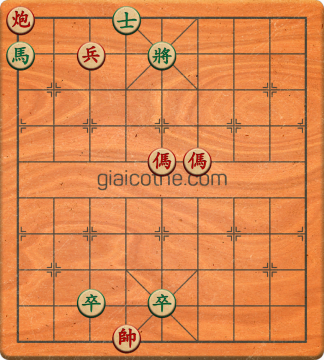 Bàn cờ tướng bài tập Cờ Tướng Khó Nhất màn 2 ván 34 - Độ khó Khó