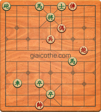 Bàn cờ tướng bài tập Cờ Tướng Khó Nhất màn 2 ván 350 - Độ khó Khó