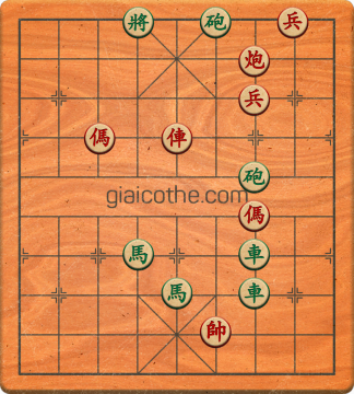 Bàn cờ tướng bài tập Cờ Tướng Khó Nhất màn 2 ván 351 - Độ khó Khó