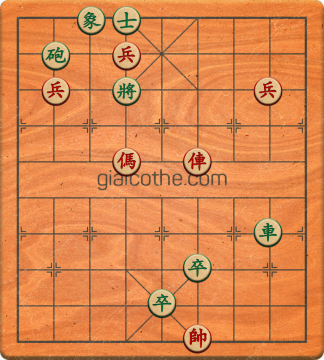 Bàn cờ tướng bài tập Cờ Tướng Khó Nhất màn 2 ván 353 - Độ khó Khó