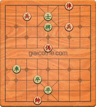 Bàn cờ tướng bài tập Cờ Tướng Khó Nhất màn 2 ván 357 - Độ khó Khó