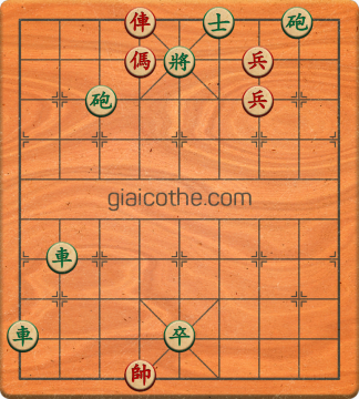 Bàn cờ tướng bài tập Cờ Tướng Khó Nhất màn 2 ván 359 - Độ khó Khó