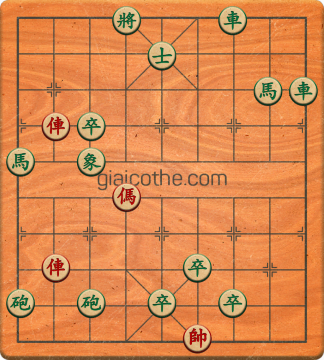 Bàn cờ tướng bài tập Cờ Tướng Khó Nhất màn 2 ván 370 - Độ khó Khó