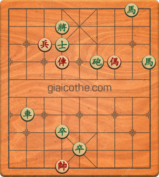 Bàn cờ tướng bài tập Cờ Tướng Khó Nhất màn 2 ván 379 - Độ khó Khó