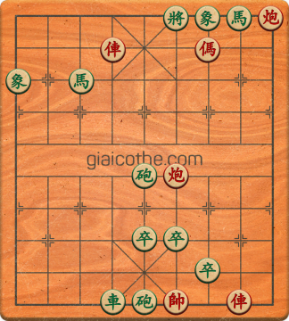 Bàn cờ tướng bài tập Cờ Tướng Khó Nhất màn 2 ván 380 - Độ khó Khó