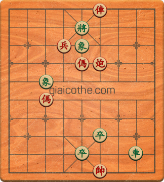 Bàn cờ tướng bài tập Cờ Tướng Khó Nhất màn 2 ván 383 - Độ khó Khó