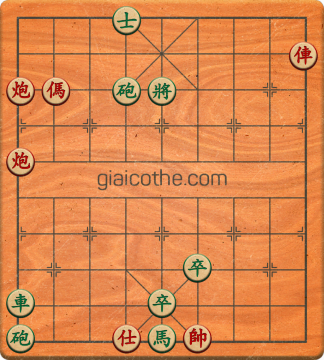 Bàn cờ tướng bài tập Cờ Tướng Khó Nhất màn 2 ván 384 - Độ khó Khó