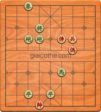 Bàn cờ tướng bài tập Cờ Tướng Khó Nhất màn 2 ván 393 - Độ khó Khó