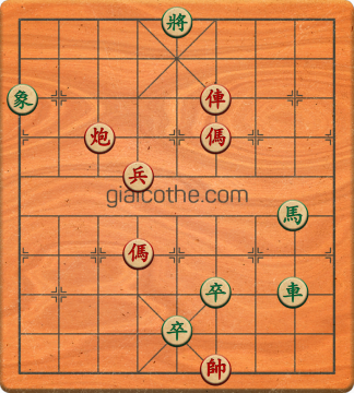 Bàn cờ tướng bài tập Cờ Tướng Khó Nhất màn 2 ván 397 - Độ khó Khó