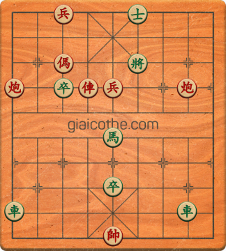 Bàn cờ tướng bài tập Cờ Tướng Khó Nhất màn 2 ván 4 - Độ khó Khó