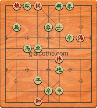 Bàn cờ tướng bài tập Cờ Tướng Khó Nhất màn 2 ván 40 - Độ khó Khó