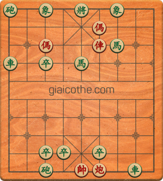 Bàn cờ tướng bài tập Cờ Tướng Khó Nhất màn 2 ván 400 - Độ khó Khó