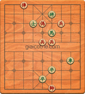 Bàn cờ tướng bài tập Cờ Tướng Khó Nhất màn 2 ván 411 - Độ khó Khó