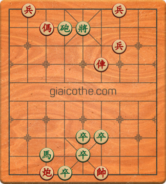 Bàn cờ tướng bài tập Cờ Tướng Khó Nhất màn 2 ván 416 - Độ khó Khó