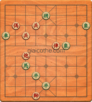 Bàn cờ tướng bài tập Cờ Tướng Khó Nhất màn 2 ván 42 - Độ khó Khó