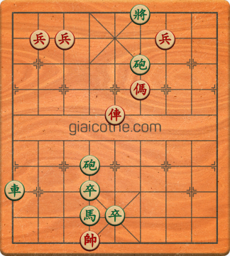 Bàn cờ tướng bài tập Cờ Tướng Khó Nhất màn 2 ván 423 - Độ khó Khó