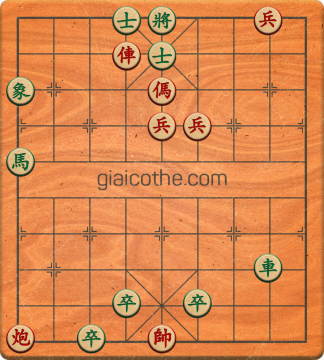 Bàn cờ tướng bài tập Cờ Tướng Khó Nhất màn 2 ván 424 - Độ khó Khó