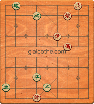 Bàn cờ tướng bài tập Cờ Tướng Khó Nhất màn 2 ván 429 - Độ khó Khó