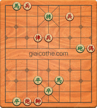 Bàn cờ tướng bài tập Cờ Tướng Khó Nhất màn 2 ván 43 - Độ khó Khó