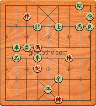 Bàn cờ tướng bài tập Cờ Tướng Khó Nhất màn 2 ván 430 - Độ khó Khó