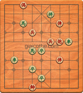 Bàn cờ tướng bài tập Cờ Tướng Khó Nhất màn 2 ván 434 - Độ khó Khó