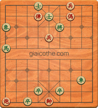 Bàn cờ tướng bài tập Cờ Tướng Khó Nhất màn 2 ván 44 - Độ khó Khó