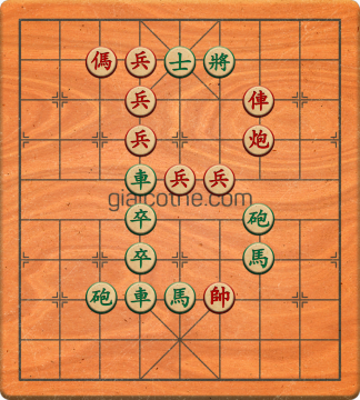 Bàn cờ tướng bài tập Cờ Tướng Khó Nhất màn 2 ván 442 - Độ khó Khó