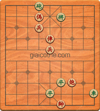 Bàn cờ tướng bài tập Cờ Tướng Khó Nhất màn 2 ván 443 - Độ khó Khó