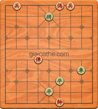 Bàn cờ tướng bài tập Cờ Tướng Khó Nhất màn 2 ván 444 - Độ khó Khó