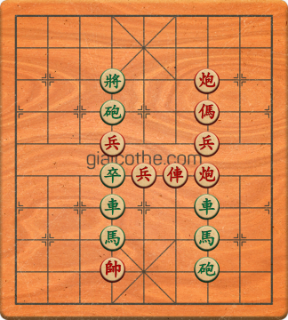 Bàn cờ tướng bài tập Cờ Tướng Khó Nhất màn 2 ván 445 - Độ khó Khó