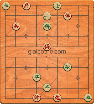 Bàn cờ tướng bài tập Cờ Tướng Khó Nhất màn 2 ván 448 - Độ khó Khó