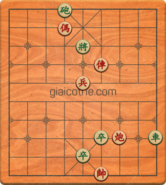 Bàn cờ tướng bài tập Cờ Tướng Khó Nhất màn 2 ván 45 - Độ khó Khó