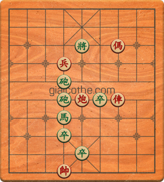 Bàn cờ tướng bài tập Cờ Tướng Khó Nhất màn 2 ván 451 - Độ khó Khó