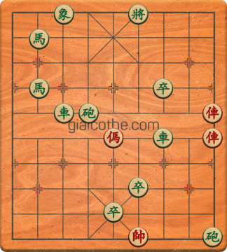 Bàn cờ tướng bài tập Cờ Tướng Khó Nhất màn 2 ván 453 - Độ khó Khó