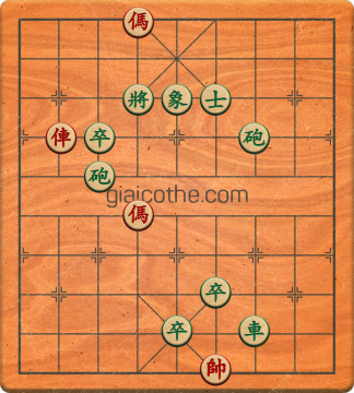 Bàn cờ tướng bài tập Cờ Tướng Khó Nhất màn 2 ván 454 - Độ khó Khó