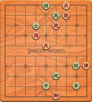 Bàn cờ tướng bài tập Cờ Tướng Khó Nhất màn 2 ván 461 - Độ khó Khó