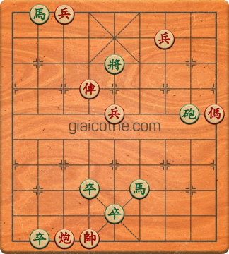 Bàn cờ tướng bài tập Cờ Tướng Khó Nhất màn 2 ván 462 - Độ khó Khó