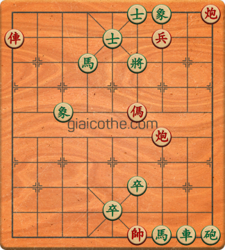 Bàn cờ tướng bài tập Cờ Tướng Khó Nhất màn 2 ván 463 - Độ khó Khó