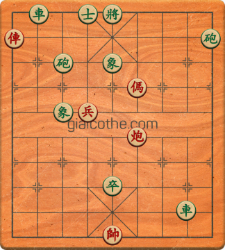 Bàn cờ tướng bài tập Cờ Tướng Khó Nhất màn 2 ván 473 - Độ khó Khó