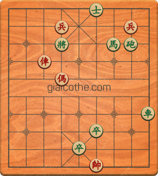 Bàn cờ tướng bài tập Cờ Tướng Khó Nhất màn 2 ván 480 - Độ khó Khó